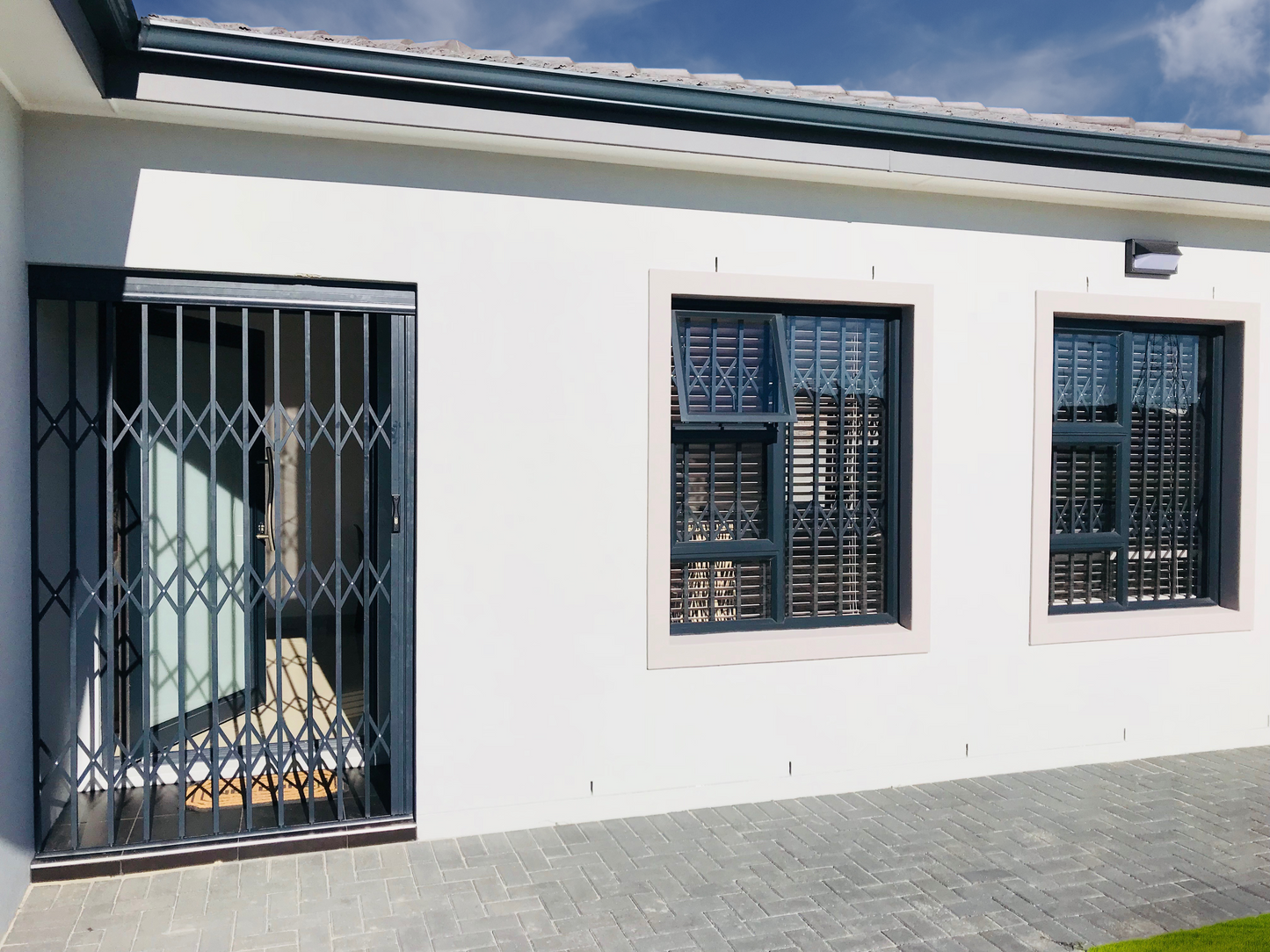 Alsecure sliding security gate 1200mm x 2100mm